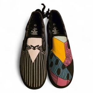 Disney Black and Gray Nightmare Before Christmas Shoes NWT